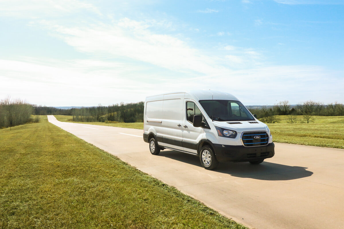 Creative Bus Sales Inc. Ford E-Transit Cargo Van